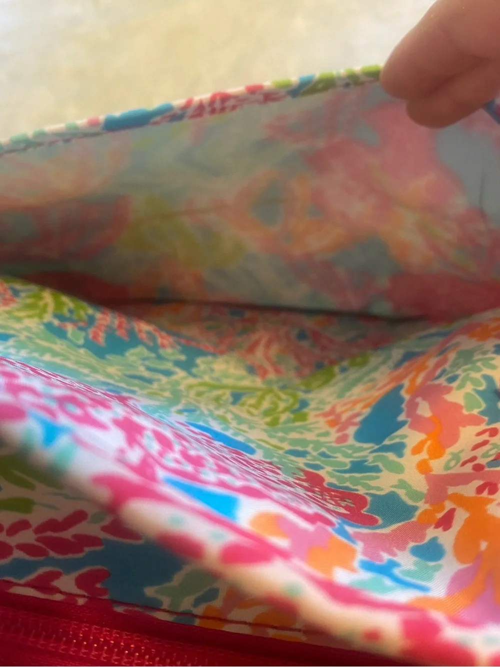 Lilly Pulitzer Insulated Cooler Beach Tote Bag- Let’s Cha Cha Coral Reef Print